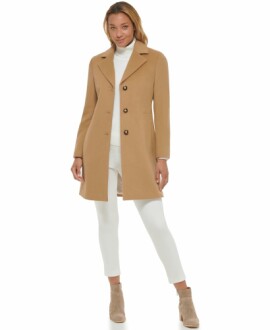 CK Cashmere Wool Blend Coat