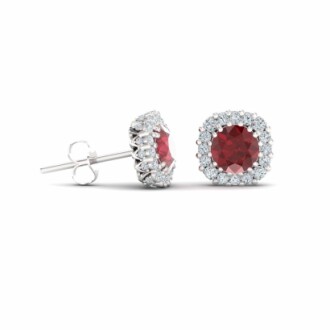 Diamondere Halo Earrings