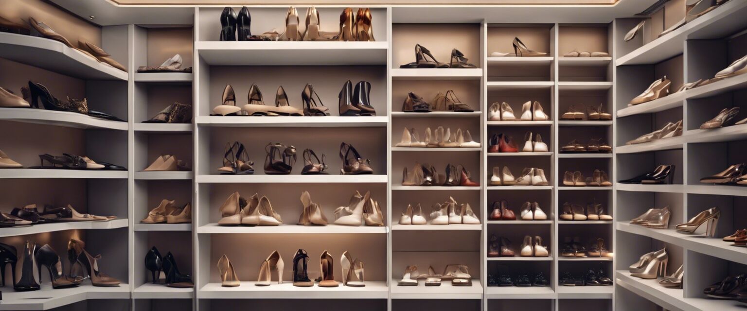 Luxury designer shoe collection